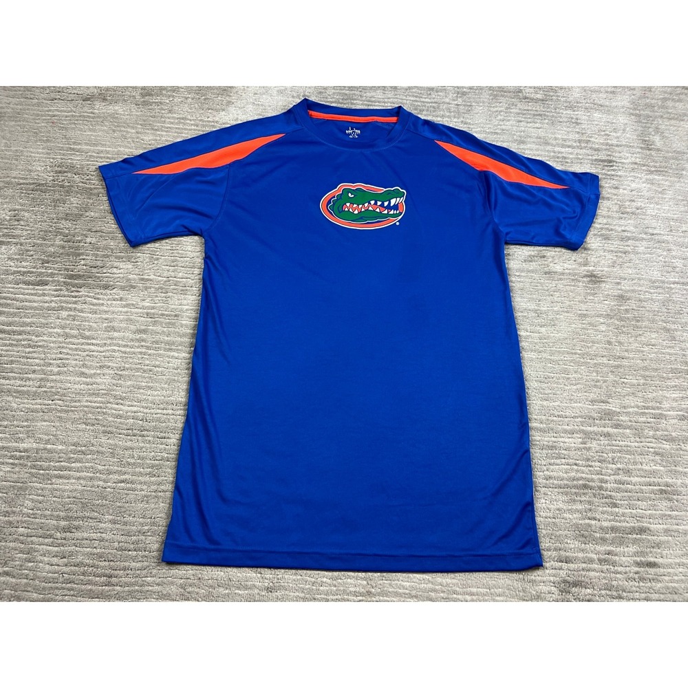 Knights Apparel T-Shirt Men Medium Blue Florida Gators Performance Athletic Logo